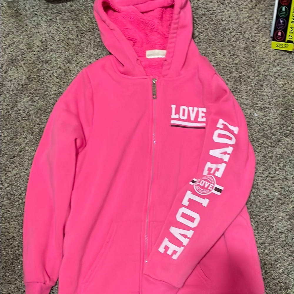 Bobbie Brooks Pink Love Hoodie for Kids